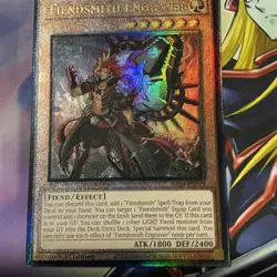 Yu-Gi-Oh! Fiendsmith Engraver PRISMATIC COLLECTORS RARE - RA04-EN049, 1st Ed, NM - Image 4