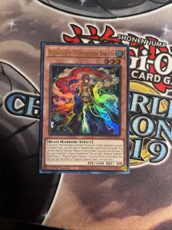 (DOOD) Yugioh! 1x Radiant Typhoon Swen DOOD-EN014 Ultra Rare 1st Ed VLP - Image 1