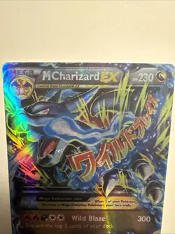 2014 Pokemon Card Mega M Charizard EX 69/106 XY Flashfire Ultra Rare - Image 3
