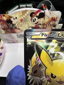 Pokemon Pikachu EX XY124 Black Star Promo 2016 Holo Card TCG - Image 3