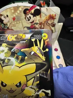 Pokemon Pikachu EX XY124 Black Star Promo 2016 Holo Card TCG - Image 4