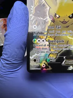 Pokemon Pikachu EX XY124 Black Star Promo 2016 Holo Card TCG - Image 5