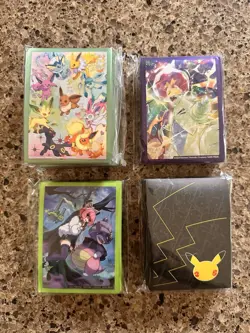 25 Pokemon Elite Trainer Box/Collection Box 65 Card Sleeves {14 Unique} Sealed - Image 2
