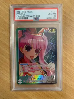 Perona (OP06-021 L) PSA 10 - One Piece Card Game ENGLISH - Image 1