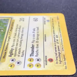 Raichu 14/102 Pokemon Card TCG Base Set Unlimited Holo Rare - Image 4