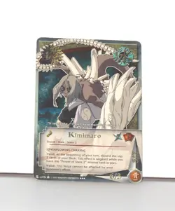 Naruto TCG Trading Card Game KIMIMARO 124 Foil Super Rare (2002) - Image 3