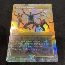 Multiversal Passage (Borderless) Marvel's Spider-Man (Foil) #206 - Image 1