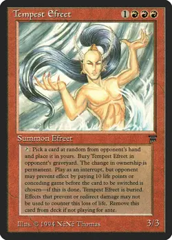 MTG Tempest Efreet Legends Magic the Gathering - Image 1
