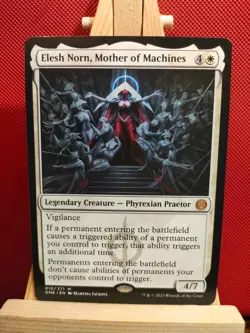 Elesh Norn, Mother of Machines - Phyrexia: All Will be One - Mythic - NM - MTG - Image 1
