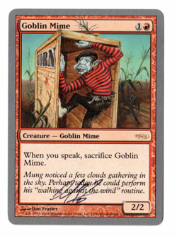Goblin Mime Arena Promos Signed by artist Dan Frazier! - Image 1