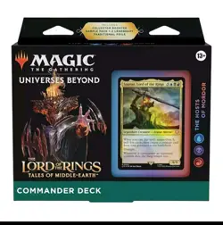 MTG Hosts Of Mordor Lord of the Rings Tales of Middle Earth Commander Deck - Image 1