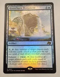 Riverchurn Monument - 57 - Foil - DFT - NM - MTG Magic the Gathering - Image 1