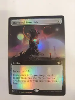 Darksteel Monolith (Extended Art) Commander Masters Foil - Image 1