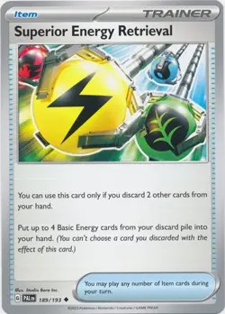 Hero Deal, English - 4 x Pokemon Superior Energy Retrieval - 189/193 - Uncommon - Image 1