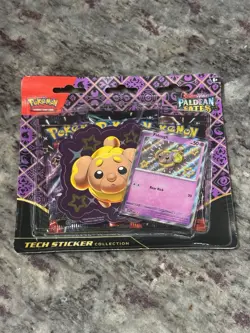 Pokemon TCG Paldean Fates Tech Sticker Collection - BRAND NEW SEALED - Image 1