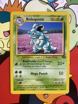 1999 Wizards Pokemon Jungle Unlimited Non- Holo Nidoqueen 23/64 LP/NM Condition - Image 1