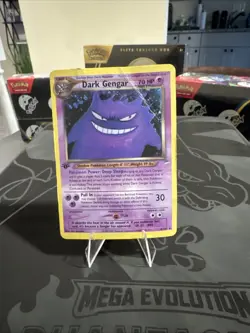 Pokemon TCG 1st Edition Dark Gengar Neo Destiny Holo -Very Rare - Image 1