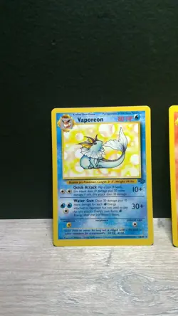 Pokemon TCG Eeveelution Trio - Flareon, Jolteon & Vaporeon Jungle LP/NM - Image 2