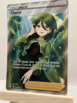 Pokemon TCG Cheryl (Full Art) 159/163 SWSH05: Battle Styles Ultra Rare Holo - NM - Image 3