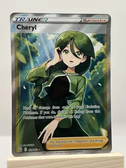 Pokemon TCG Cheryl (Full Art) 159/163 SWSH05: Battle Styles Ultra Rare Holo - NM - Image 4