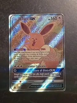 Pokemon Eevee GX SM233 ITA Promo Sole E Luna Black Star Alternative Art Sun Moon - Image 1