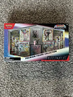 POKEMON TCG Prismatic Evolutions Premium Figure Collection SEALED QUICK SHIP - Image 1