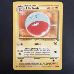 Pokemon Vintage Non-Holo Rare Electrode 18/64 Jungle WotC 1999 - Image 1