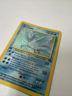 1999 Pokemon Articuno #2/62 1st Edition Fossil Holo Rare - Image 3