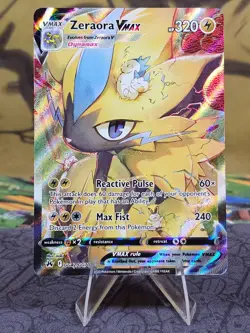 Pokemon Zeraora VMAX GG42/GG70 CRZ Crown Zenith Galarian Gallery NM - Image 1