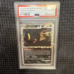 PSA 4 Umbreon Holo PRIME #86 2010 Pokemon Undaunted 100508245 - Image 1