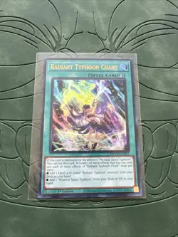 Radiant Typhoon Chant | Ultra Rare | DOOD-EN061 | Yu-Gi-Oh! | Near Mint - Image 1