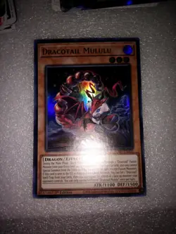 Yu-Gi-Oh! Dracotail Mululu JUSH-EN005 Justice Hunters 1st Edition Unplayed - Image 1