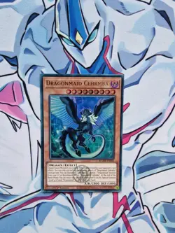 Dragonmaid Cehrmba 1st Edition Ultra Rare BLMM Yugioh Card - Image 1