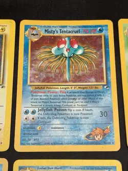 Vintage Pokemon Cards Rare Holo Lot WOTC MP/HP Gym Heroes, Jungle, Fossil, Base - Image 3