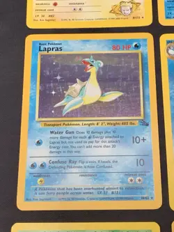 Vintage Pokemon Cards Rare Holo Lot WOTC MP/HP Gym Heroes, Jungle, Fossil, Base - Image 5