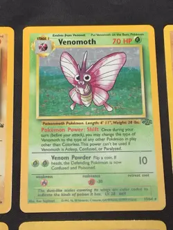 Vintage Holo Rare Pokemon Cards WOTC 1999 Base Set, Fossil, Jungle MP/HP Mewtwo - Image 3