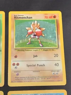 Vintage Holo Rare Pokemon Cards WOTC 1999 Base Set, Fossil, Jungle MP/HP Mewtwo - Image 4