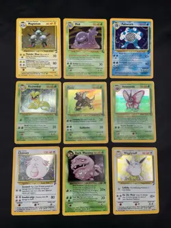 Vintage Rare Holo Pokemon Card Lot WOTC 1999 Base Set 2, Jungle, Fossil - MP/HP - Image 1