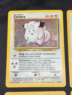 Pokemon Vintage Holo Rare WOTC Era Card Lot Base Set, Fossil, Jungle MP/HP - Image 2