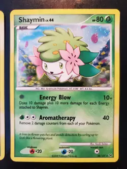 Shaymin 13/127 38/127 Cosmos Holo Rare Pokemon TCG Platinum Card Deck Exclusive - Image 3
