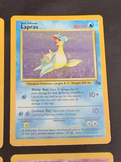 Vintage Holo Rare Pokemon Cards WOTC 1999 Base Set, Fossil, Jungle MP/HP Mewtwo - Image 4