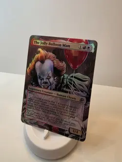 The Jolly Balloon Man FOIL Borderless Playtest Card Mtg Pennywise - Image 1