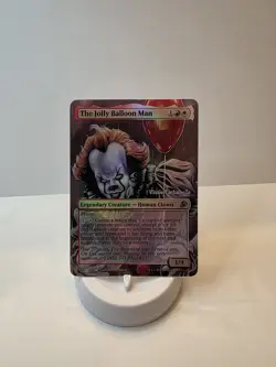 The Jolly Balloon Man FOIL Borderless Playtest Card Mtg Pennywise - Image 2