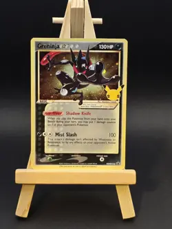 Pokemon Card Greninja Gold Star SWSH144 Celebrations Black Star Promo Holo NM - Image 1