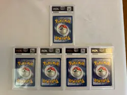 2000 Pokemon 1st Edition 5 Card Lot - Gym Heroes / Team Rocket - PSA 9 MINT! - Image 2