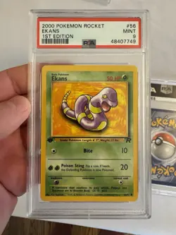 2000 Pokemon 1st Edition 5 Card Lot - Gym Heroes / Team Rocket - PSA 9 MINT! - Image 5