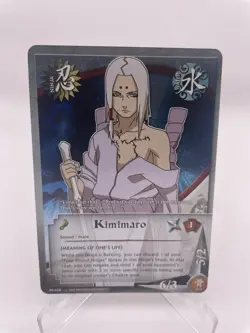 Kimimaro Silver Double Holo Rare - Naruto CCG Trading Card Game NM - Image 1