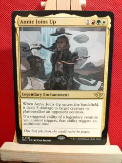 Annie Joins Up - Outlaws Of Thunder Junction - Rare - NM - MTG - Image 1