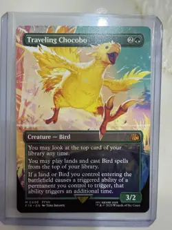 Traveling Chocobo (Borderless) #406 Final Fantasy Regular - Image 1