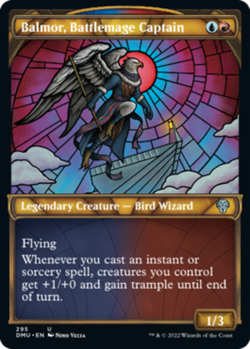 1x Balmor, Battlemage Captain - Foil - Showcase - Dominaria United - Near Mint, - Image 1